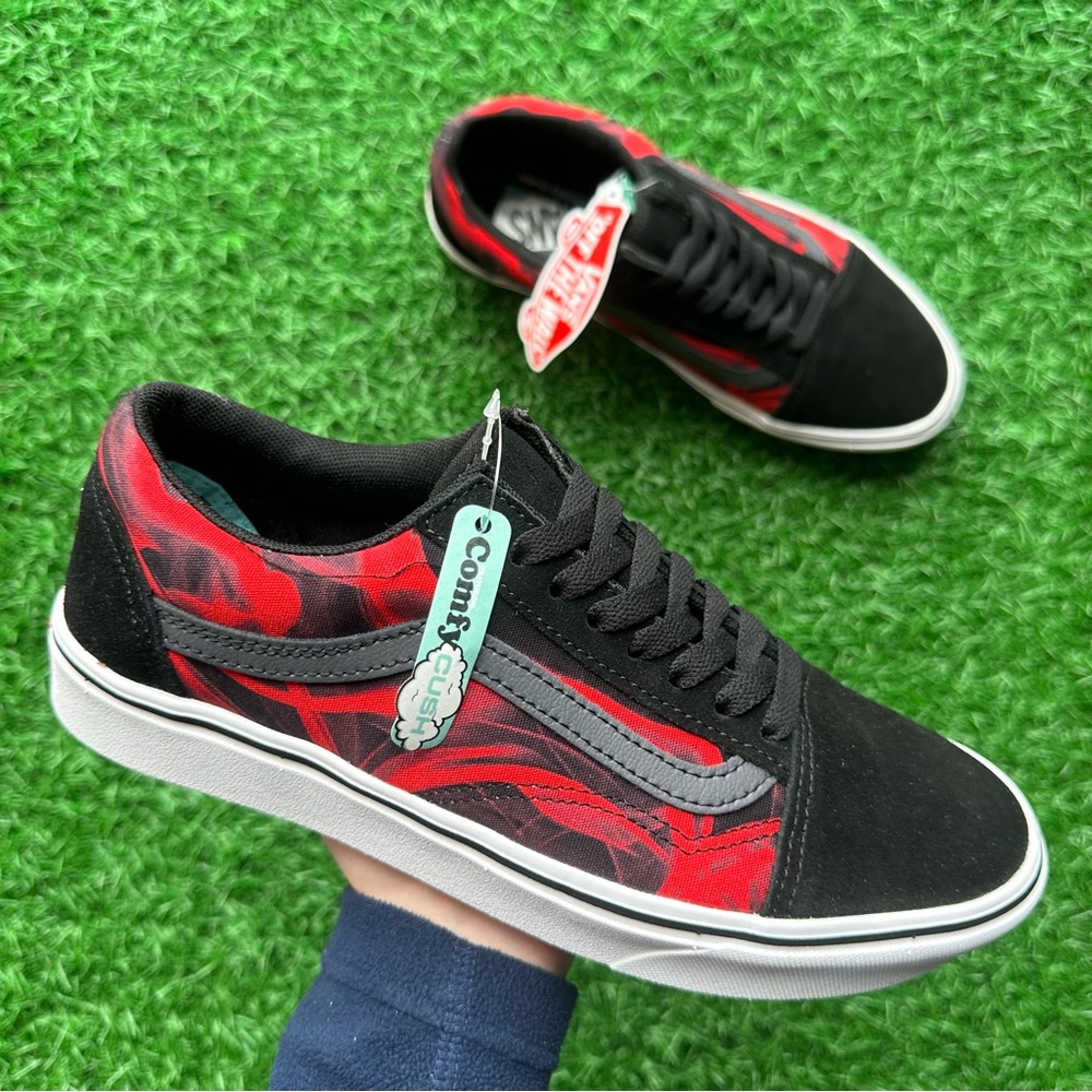 Vans Comfycush Old Skool After Dark Black / Red - Picture 5 of 9